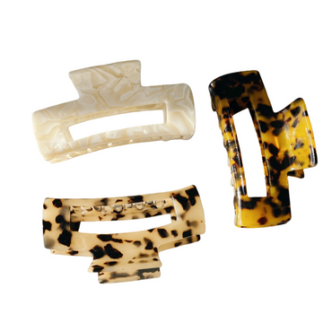 Cute Leopard Hollow Hair Claw – Playful Everyday Glam