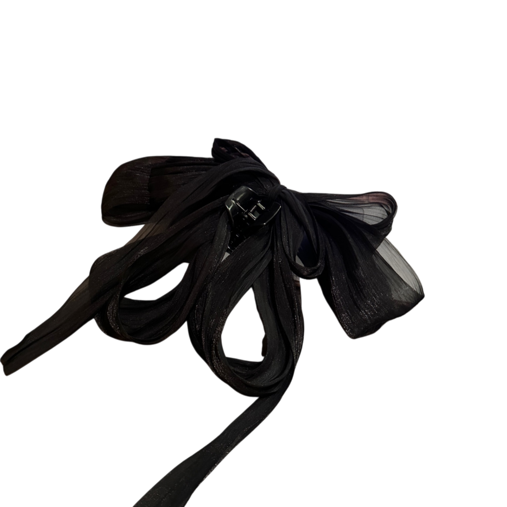 Soft Ribbon Bow Drape Hair Clip