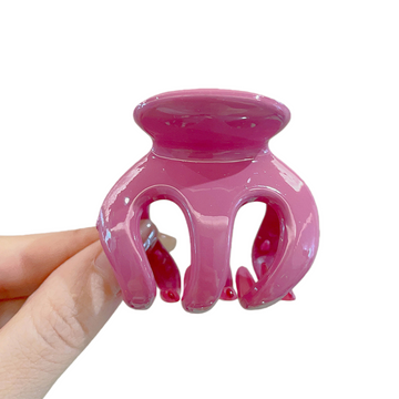 Pumpkin-Inspired Mini Hair Clip