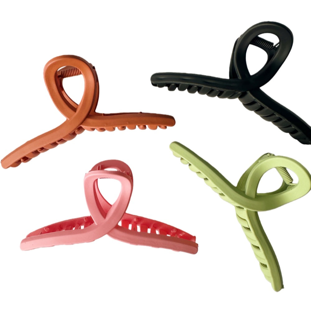 Soft Matte Non-Slip Shark Hair Claw