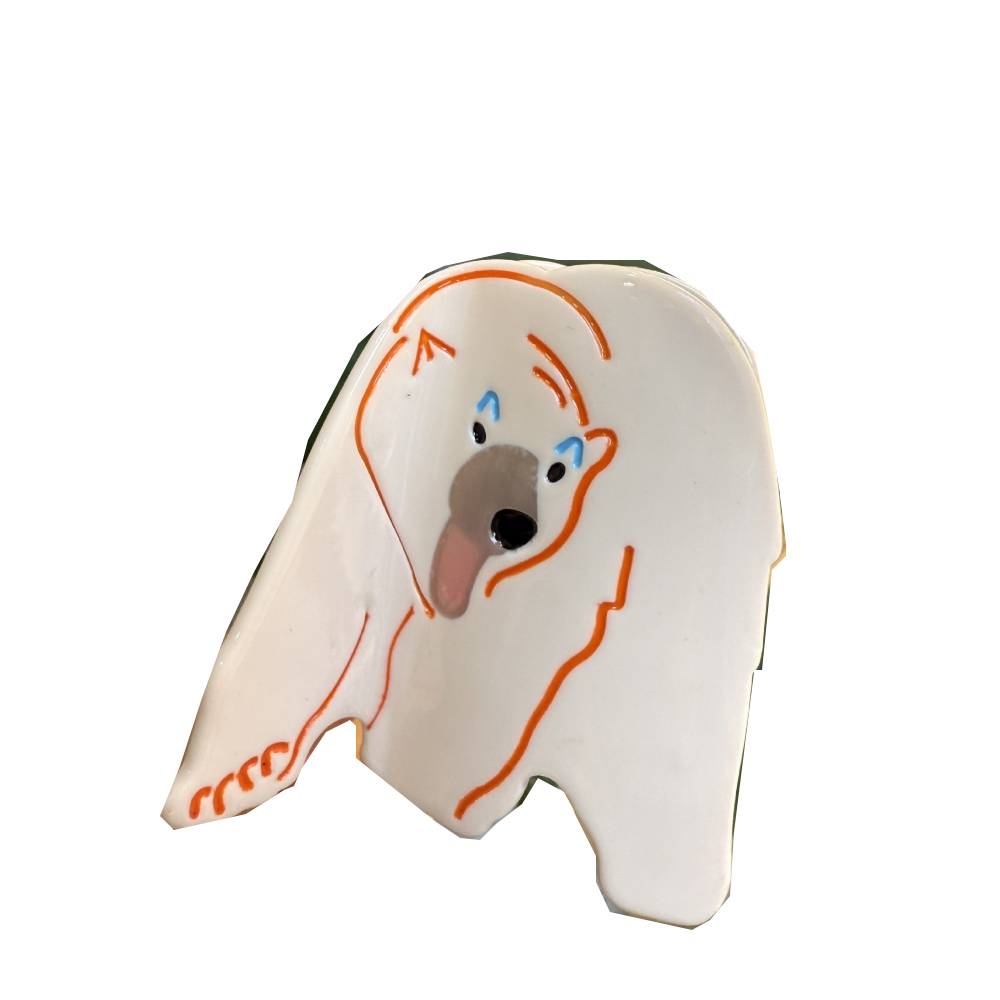 White Polar Bear Hair Clip – Cute Animal Hair Accessory