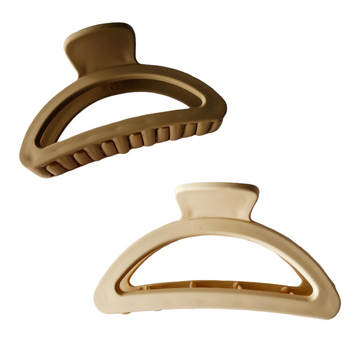 Sculpted Matte Texture Hair Claw