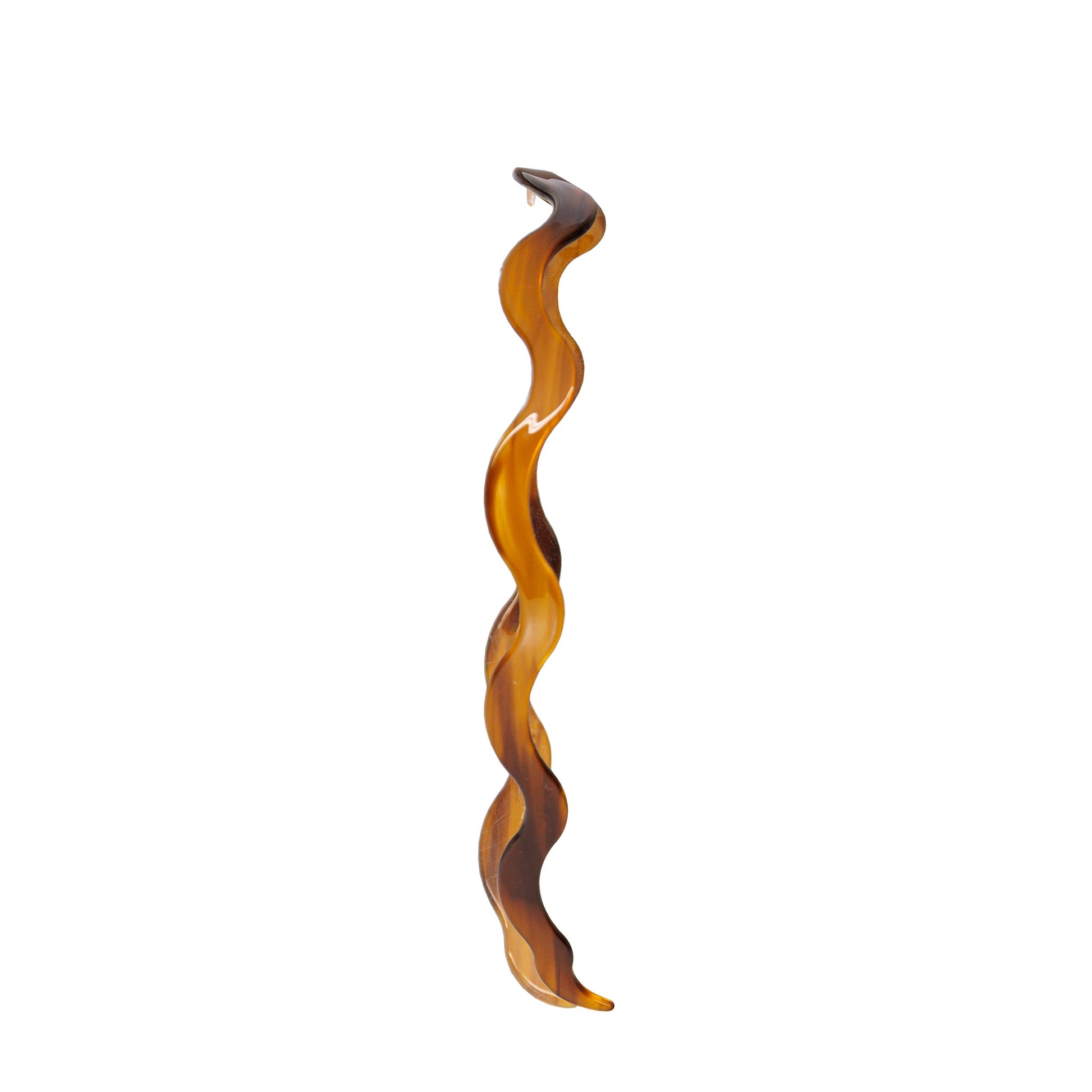 Starlet Headband in Curved Amber side view